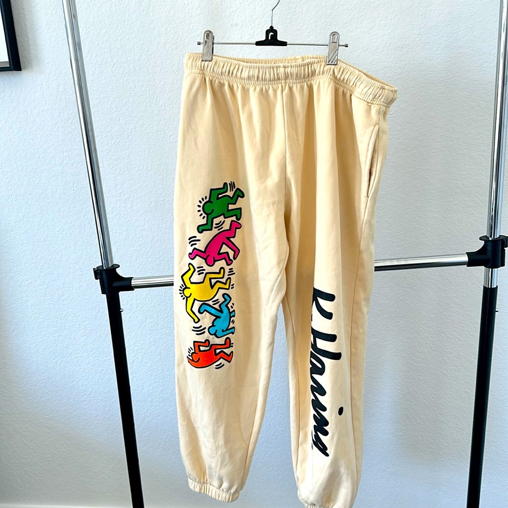 Men’s Keith harring sweat pants